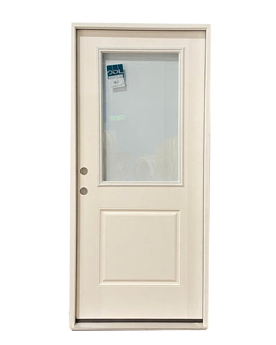 36 in Half Lite Panel Door