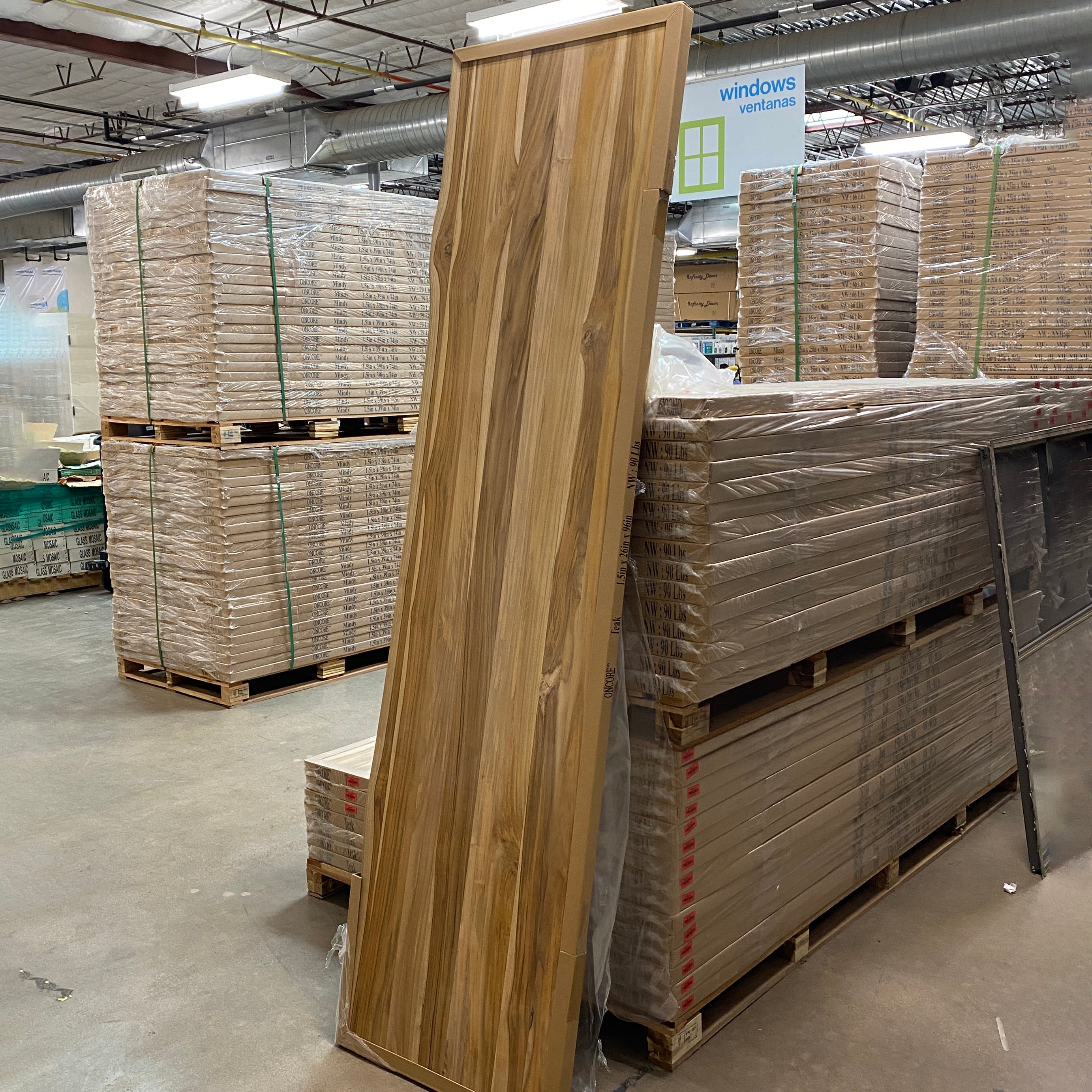 Live Edge Teak Butcher Block - 96"