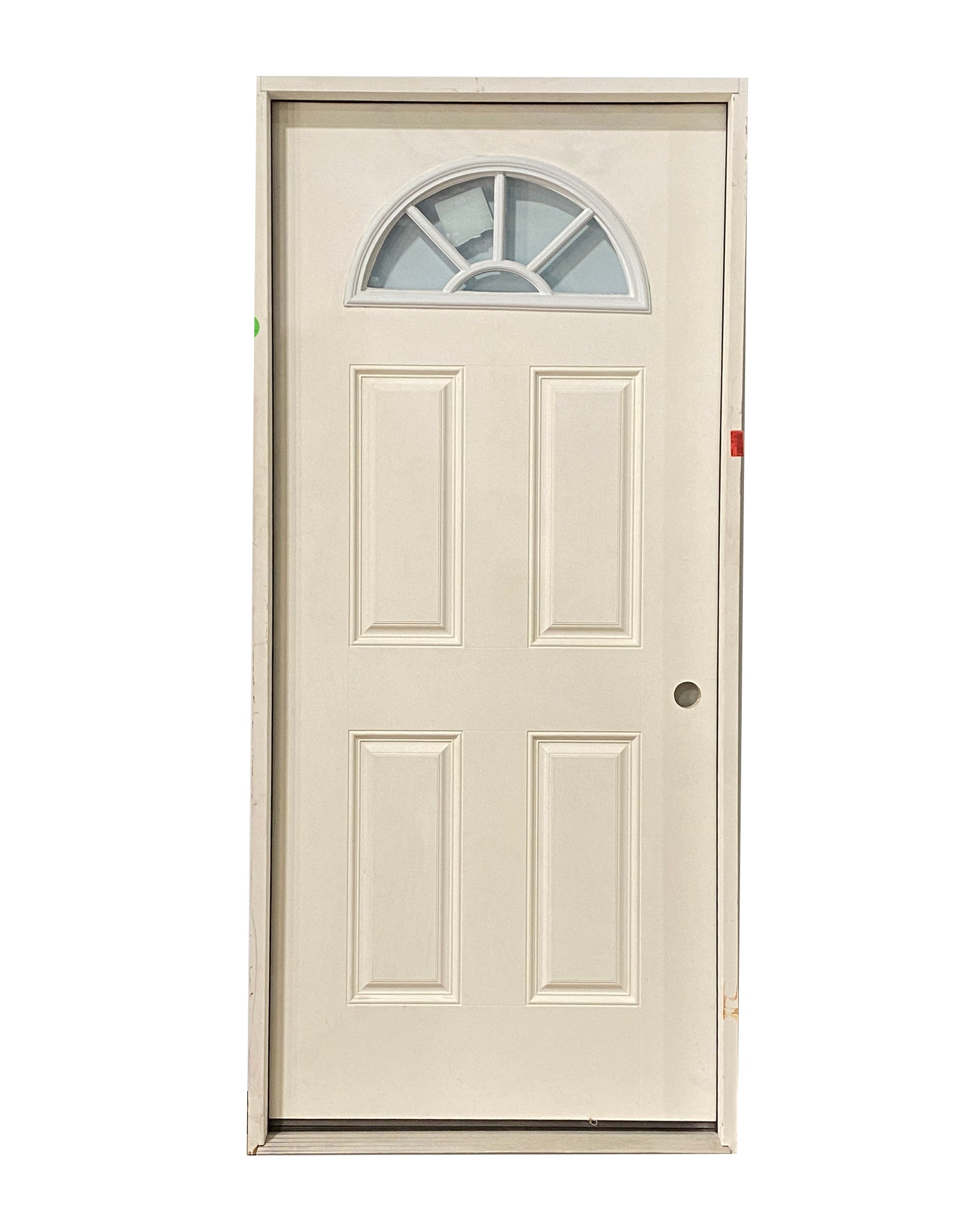 36 in Half Moon Panel Door