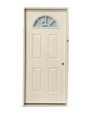 36 in Half Moon Panel Door