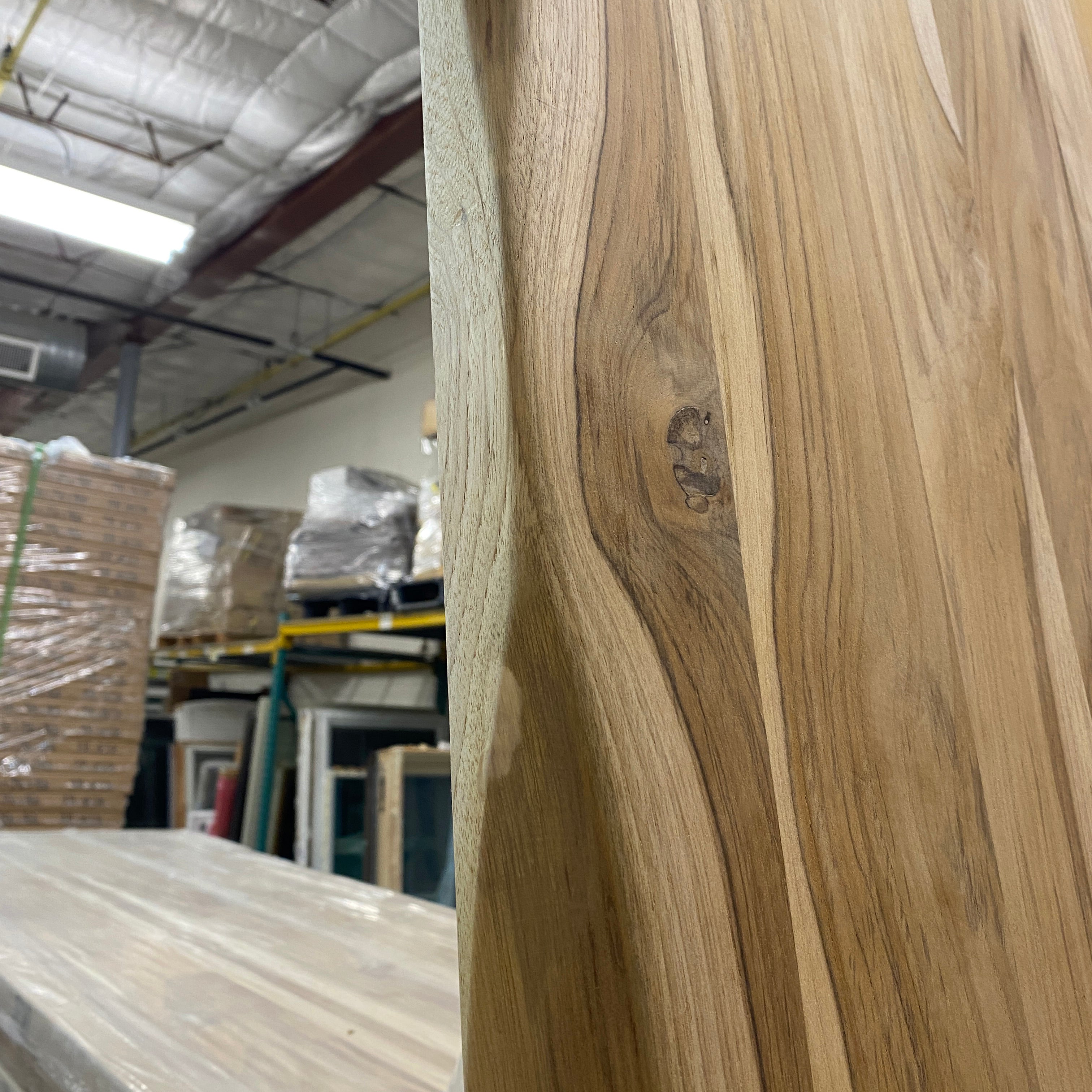 Live Edge Teak Butcher Block - 96"