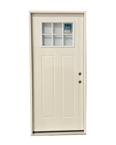 36 in Craftsman 6-Lite Door