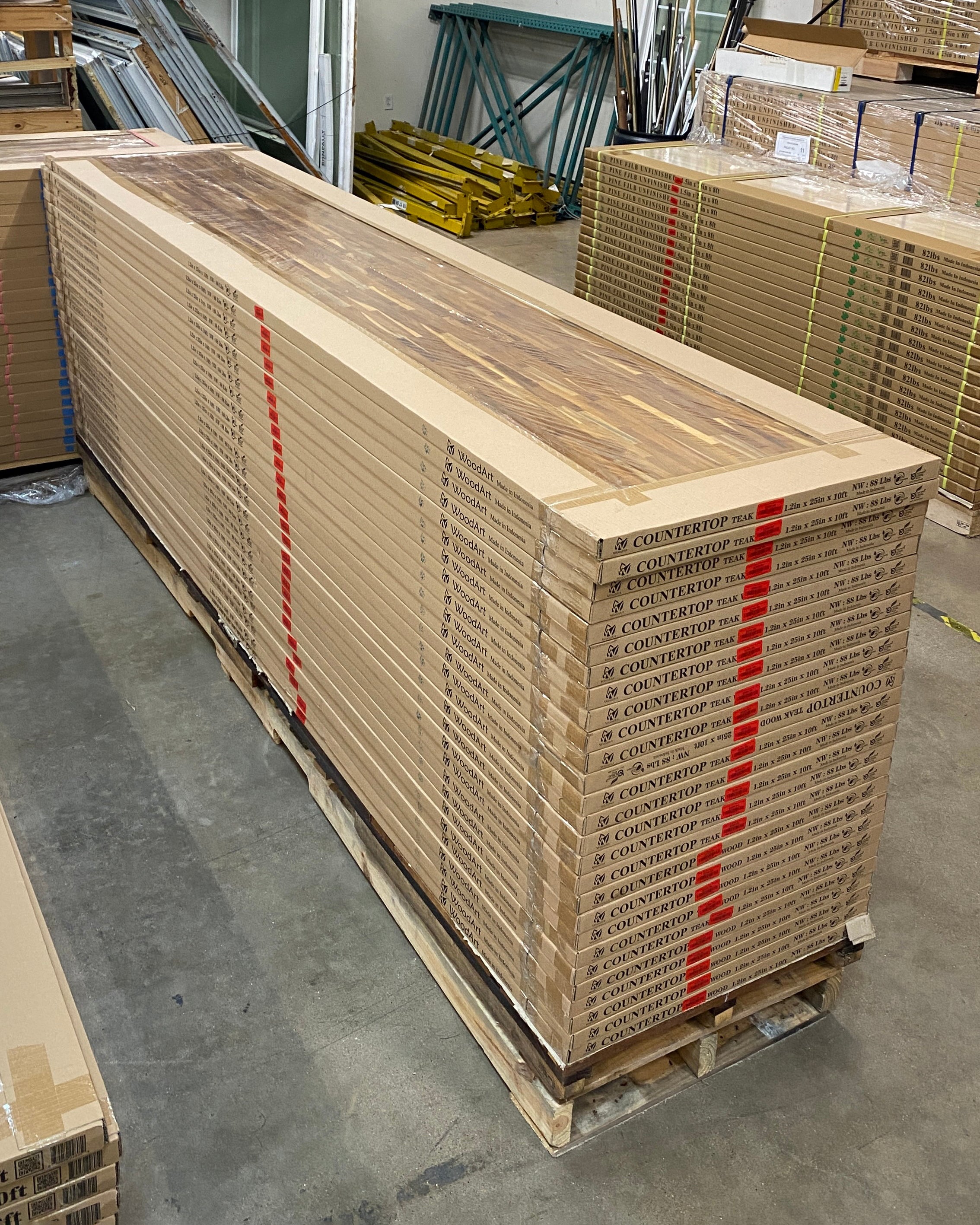 PM BLOCK Oiled Teak 10ft x 25in