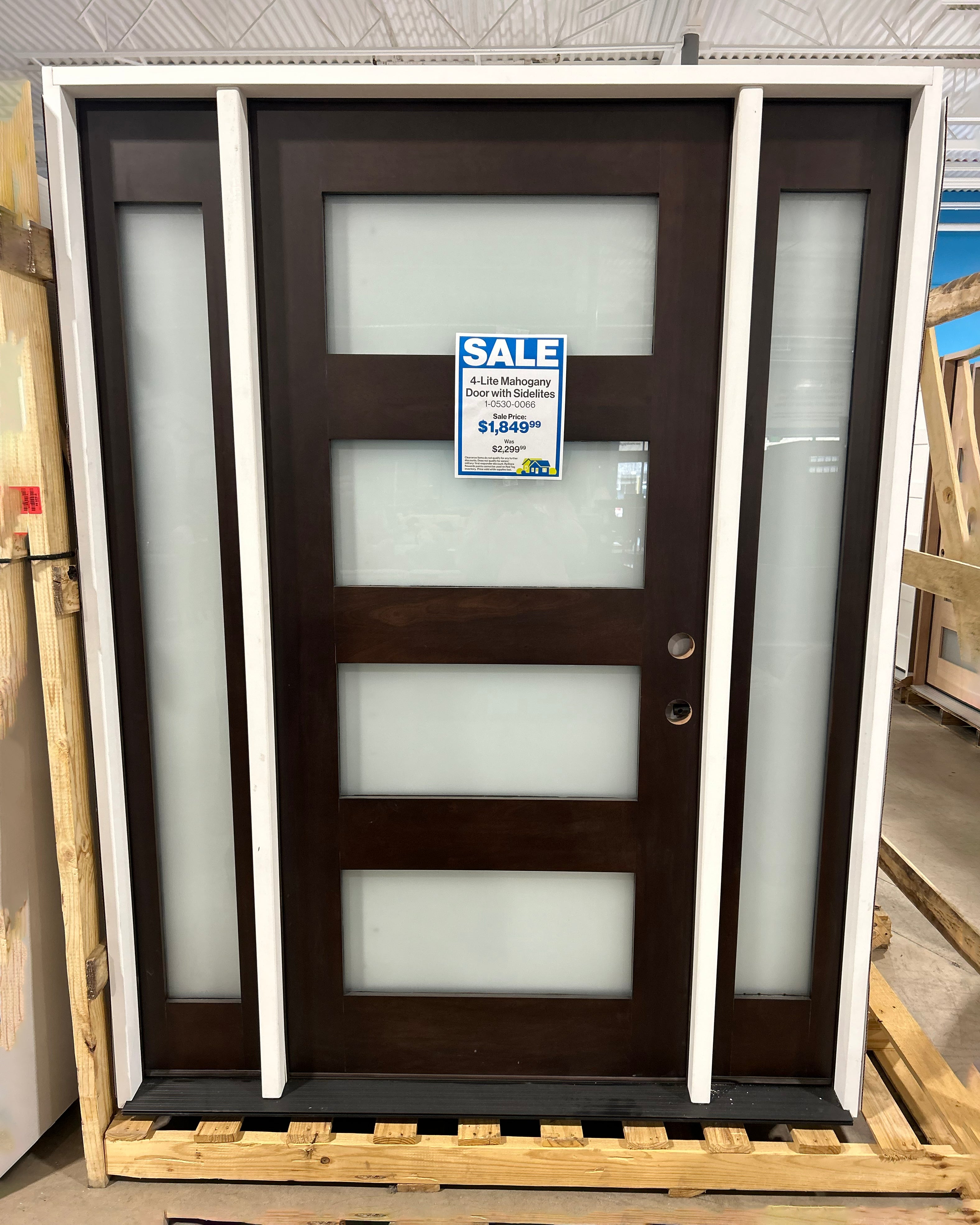 DS 4 Lite Modern w/ Sidelites - Mahogany Espresso - 1/0-3/0-1/0