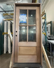 36" (3/0) Mahogany 4 lite R